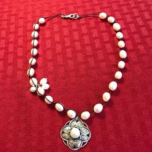 Silpada Silver and Freshwater Necklace